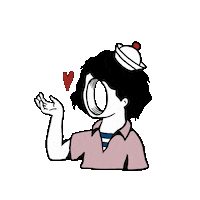 Heart Love Sticker by Chantal Frontale