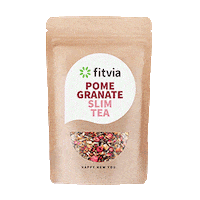 Tea Pomegranate Sticker by fitvia