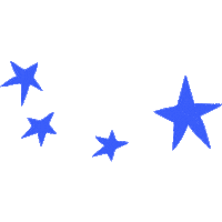 night star Sticker