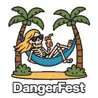 Beach Hair Sticker by Danger Jones™