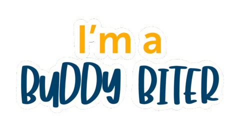 Word Sticker by Buddy Bites Dog