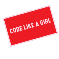 codelikeagirl women in tech likeagirl codelikeagirl code like a girl Sticker