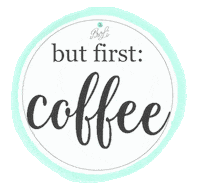 But First Coffee Sticker by Proli Cafe