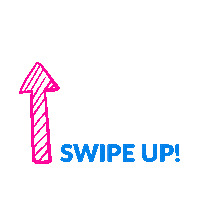 arrow swipe up Sticker by SneakPeek DNA Test