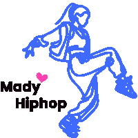 Hiphop Madydans Sticker by Mady