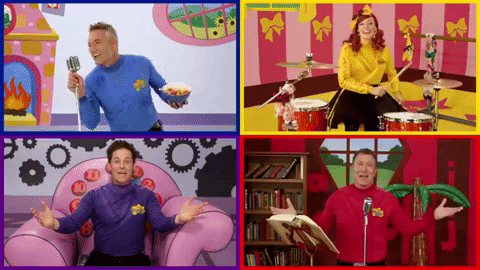TheWiggles giphygifmaker dance wiggly wiggles GIF