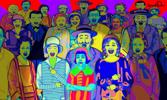 sad pop art GIF by Grande Dame