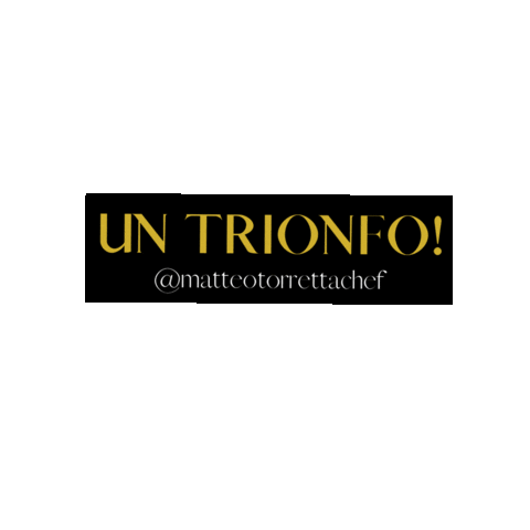 Chef Trionfo Sticker by Matteo Torretta