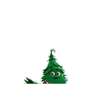 Pine Tree Christmas Sticker by Piney the Lonesome Pine
