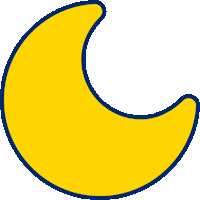 Moon Sticker by Planned Parenthood