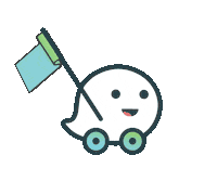 waze carpool Sticker by Vai de Carona