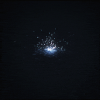 glow black and white GIF by Erica Anderson