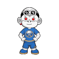 Angry Buffalo Sabres Sticker by Zhot