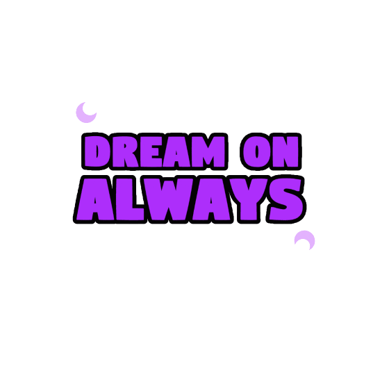 Dream On Sticker