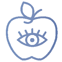 apple mysticfruits Sticker by Merci Handy