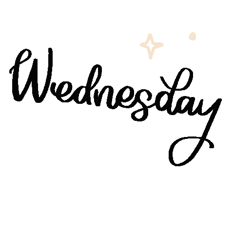 marilynbstyle week calligraphy wednesday days Sticker