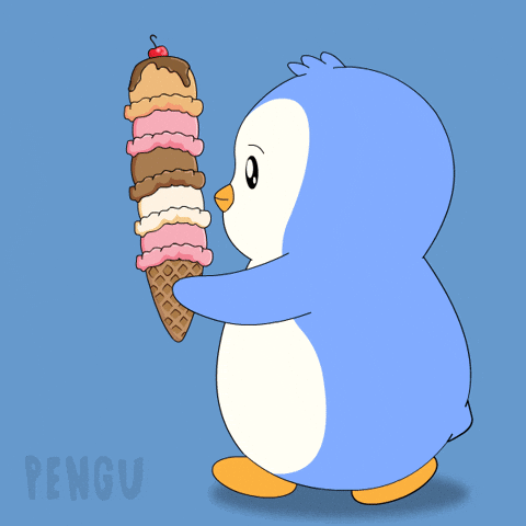 Ice Cream Summer GIF by Pudgy Penguins