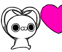 In Love Corazon Sticker by クレイジー闇うさぎ