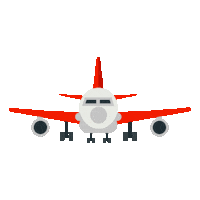 plane airplane Sticker by aeroTELEGRAPH