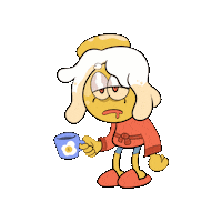 Sad Coffee Sticker