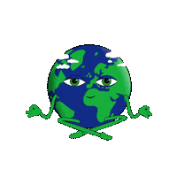 Floating Global Warming Sticker by Bare Tree Media