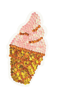 Stompface party summer pink sparkle Sticker