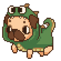Dog Pixel Sticker