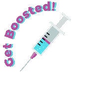 pointsnorthstudio covid vaccine staysafe boosted Sticker