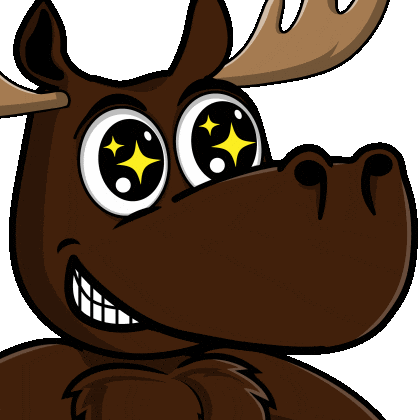 DoYouMoose giphyupload excited jump nft Sticker