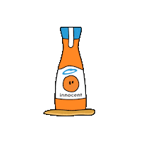 Orange Fruit Sticker by innocentfrance