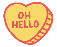 Saying Oh Hello Sticker