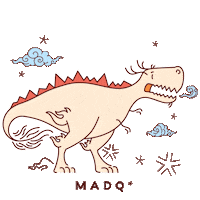 Dinosaur Sticker by MADQ_man
