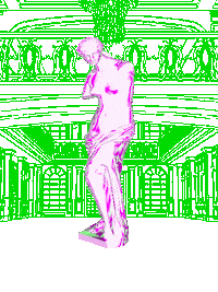 Venus De Milo Art Sticker by badblueprints