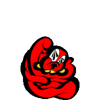 KABEKUI graffiti キャラクター ステッカー kabekui Sticker