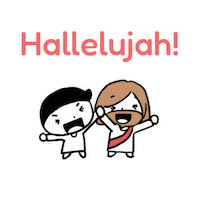 jesusandjoy happy celebration joy jesus Sticker