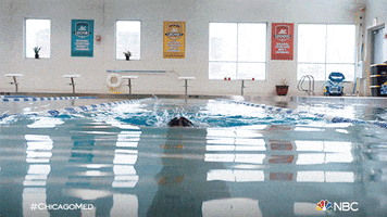 Chicago Med Swimming GIF by One Chicago