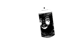 Friendly Ghost Graffiti Sticker