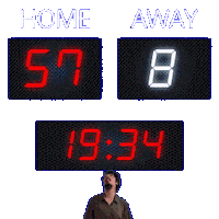 8 Away Sticker