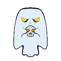 Angry Halloween Sticker
