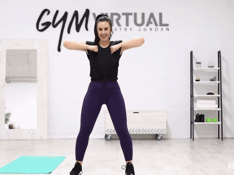 veronicalu7f8d giphygifmaker ejercicios para brazos triple de cruces gymvirtua GIF