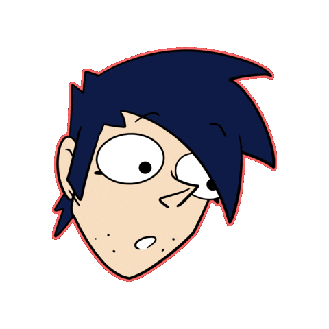 Surprised Cartoon Network Sticker