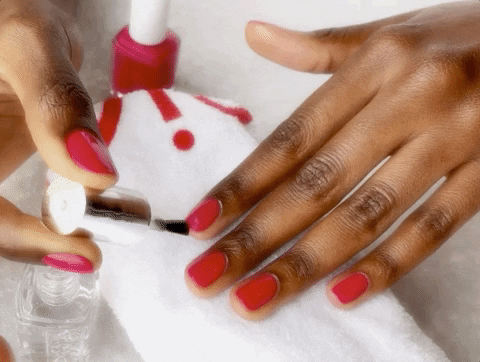 essie giphygifgrabber shiny manicure nail polish GIF