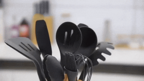 GIF utensilios en uso