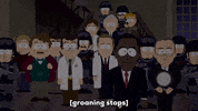 crowd paying attention GIF by South Park 