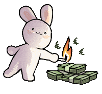 On Fire Burn Sticker by ClementineToutCourt