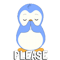 Sad Forgive Me Sticker by Pudgy Penguins