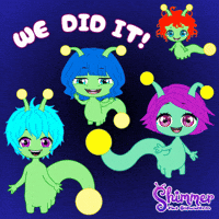 Glow Up We Did It GIF by ShimmertheGlowworm