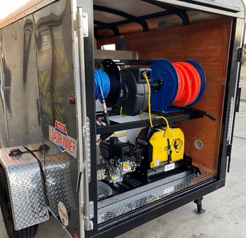 stateside_equipment giphygifmaker stateside double decker van and trailer builds GIF