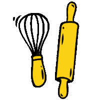 Nudelholz Sticker by Deutsche Innungsbäcker