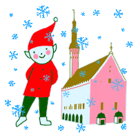 Tallinn tallinn visittallinn jõulud joul Sticker